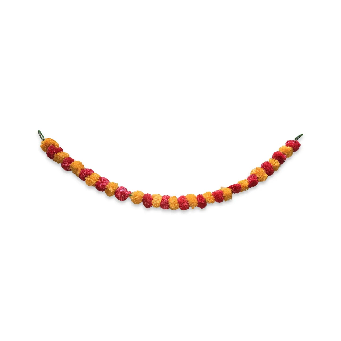 Marigold Artificial Flower Garland - Yellow & Orange - 1.4 meters My Store