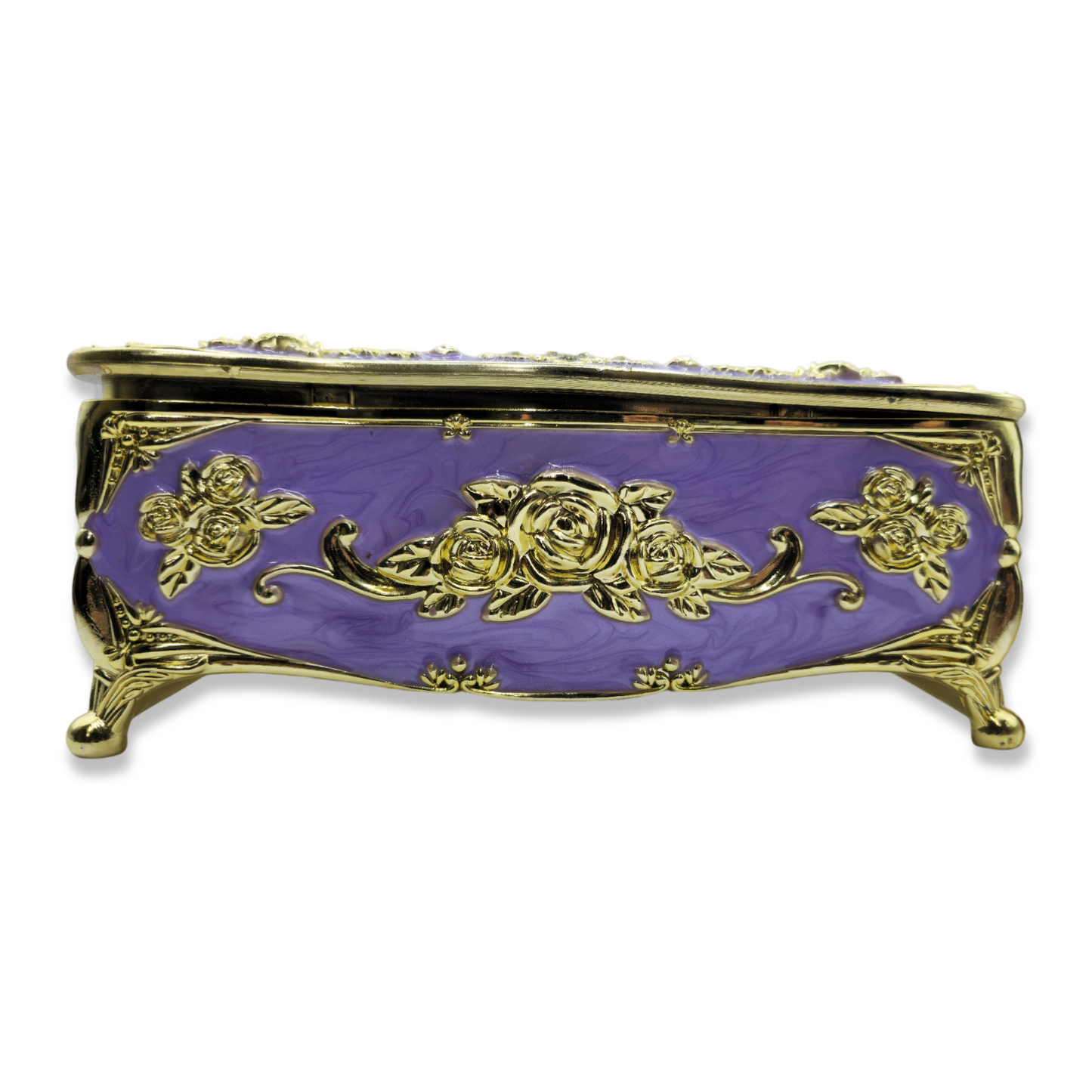 Decorative tissue storage box european style - Purple & Gold My Store