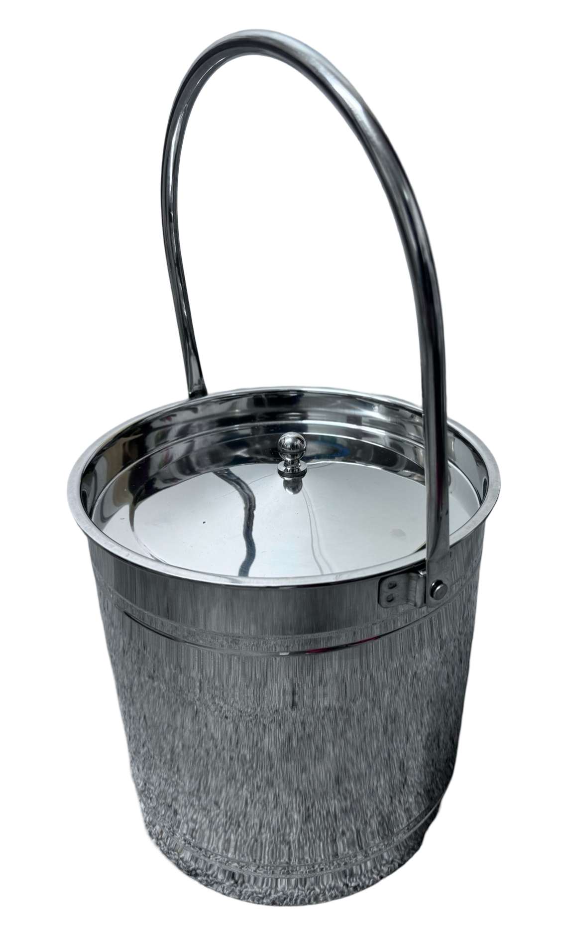 Nitnem Virgo Stainless Steel Canister with Handle & Lid - 1 Litre Nitnem