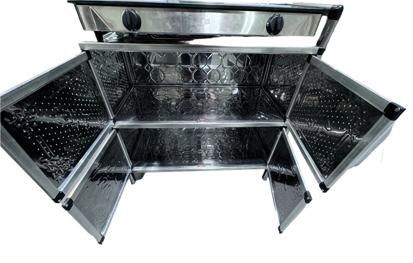 Gas Burner Stand 31" X 31" X 16" with storage GuruMart