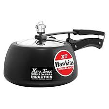Hawkins Contura Xtra Thick Pressure Cooker 5L Induction Base - Black CXT50 Hawkins