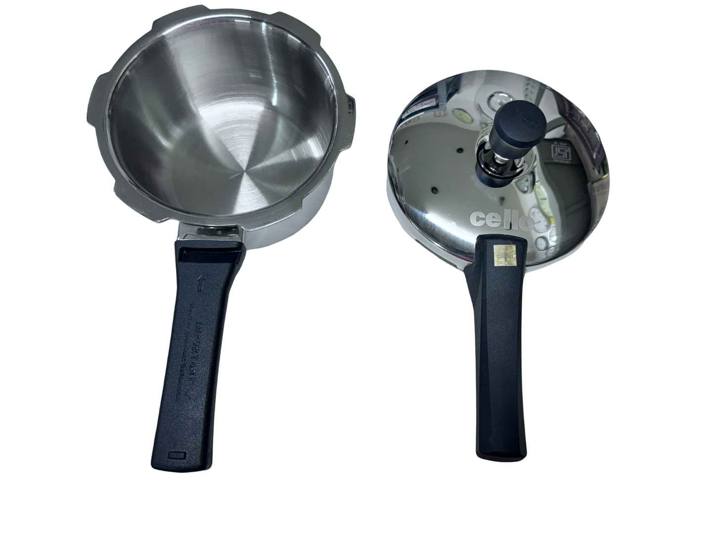 Cello Divine Tri-Ply 1.5Ltrs Pressure Cooker Outer Lid - Induction compatible Cello