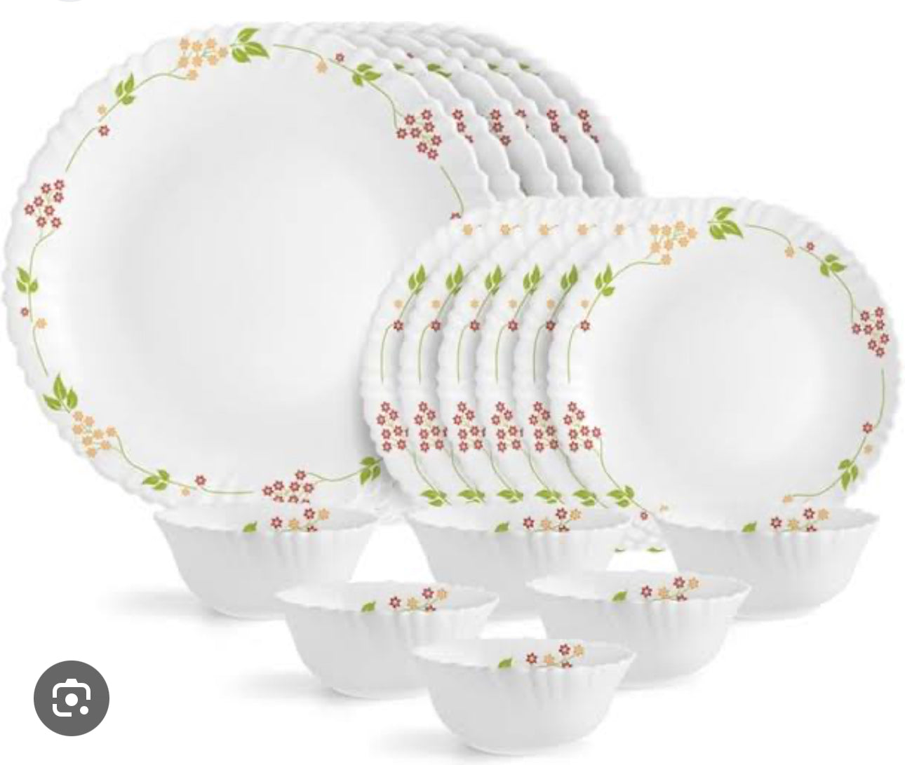 Cello Dazzle Dazzle 31pcs Opalware Dinnerset - Secret Garden Cello