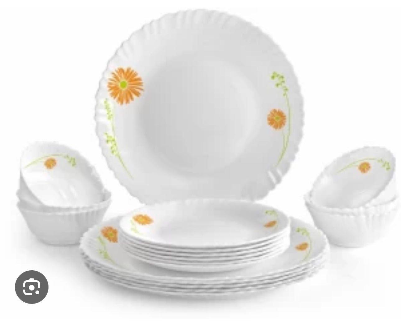 Cello Dazzle Dazzle 31pcs Opalware Dinnerset - Livid Lilac Cello