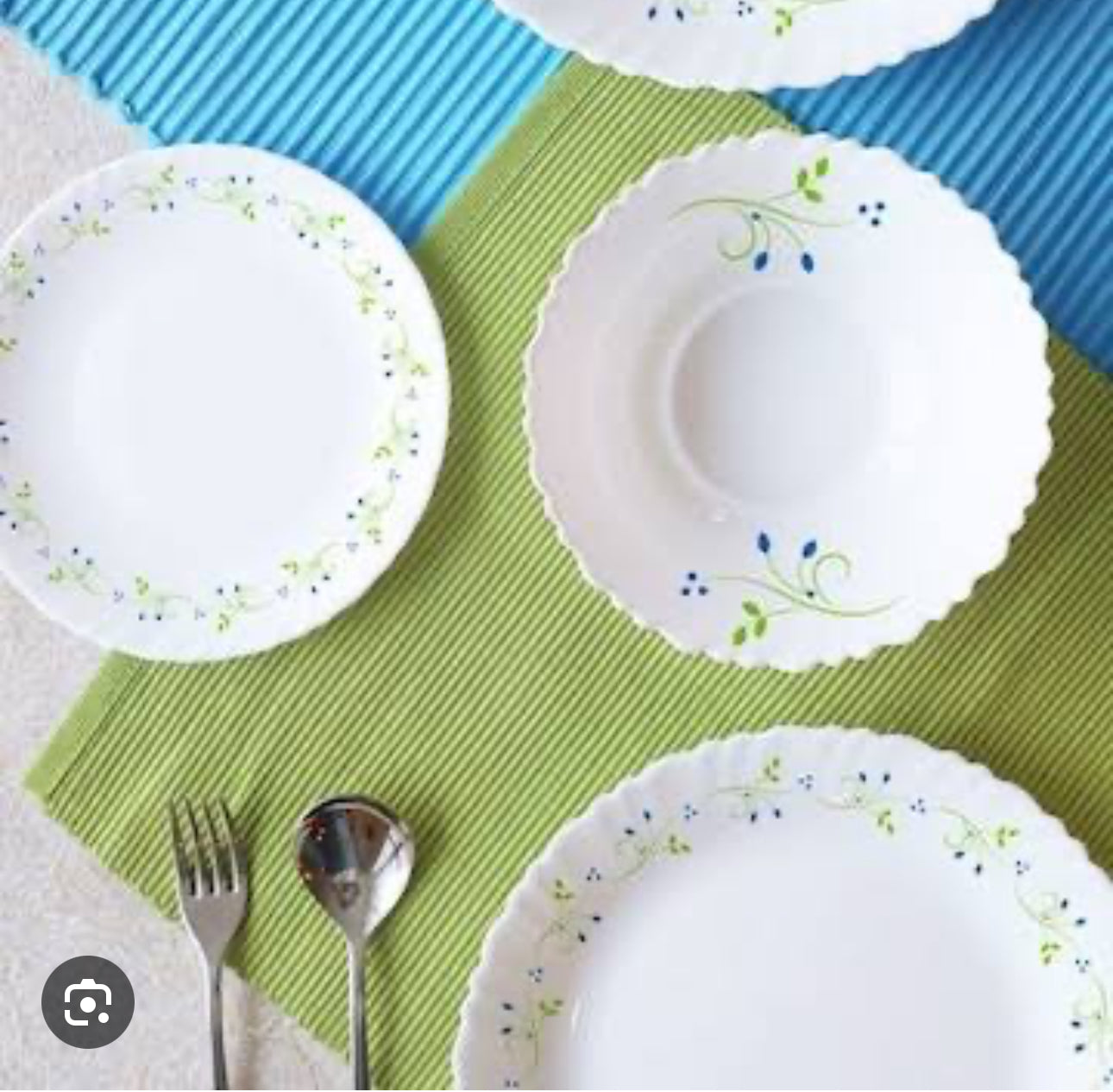 Cello Dazzle Dazzle 31pcs Opalware Dinnerset - Tropical Lagoon Cello