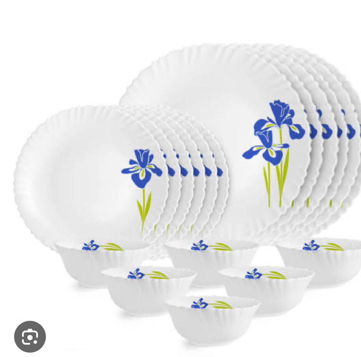 Cello Dazzle Dazzle 31pcs Opalware Dinnerset - BlueIris Cello