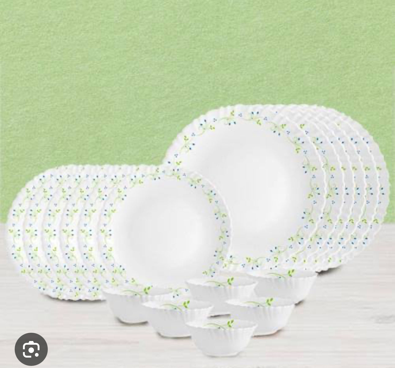 Cello Dazzle Dazzle 31pcs Opalware Dinnerset - Tropical Lagoon Cello