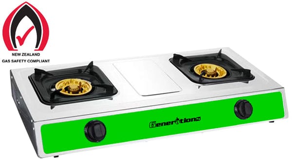 2 Burner Stainless Steel Outdoor BOSS GAS Auto ignition - no battery required 100% Legal & Safe - NZ Gas Safety compliant INCLUDES 1-year warranty Boss Gas / Generation