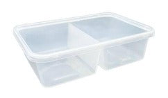 Best Buy Plastic Takeaway Container 650m - 2 compartments Best Buy