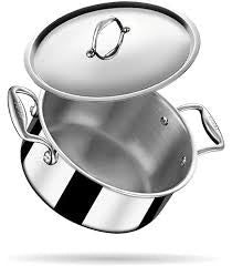 Vinod Stainless Steel Tri-Ply Casserole 26cm(6ltr) Vinod