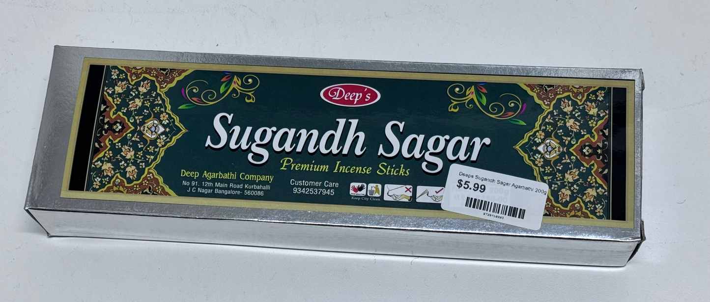 Deeps Sugandh Sagar Agarbathi 200g Deep's
