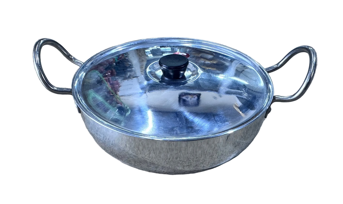 Singla Gold Aluminium Kadhai 24cm Round Bottom (induction base) gurumart.co.nz