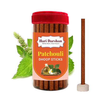Hari Darshan Patchouli Dhoop Stick Bamboo Less 125 Hari Darshan