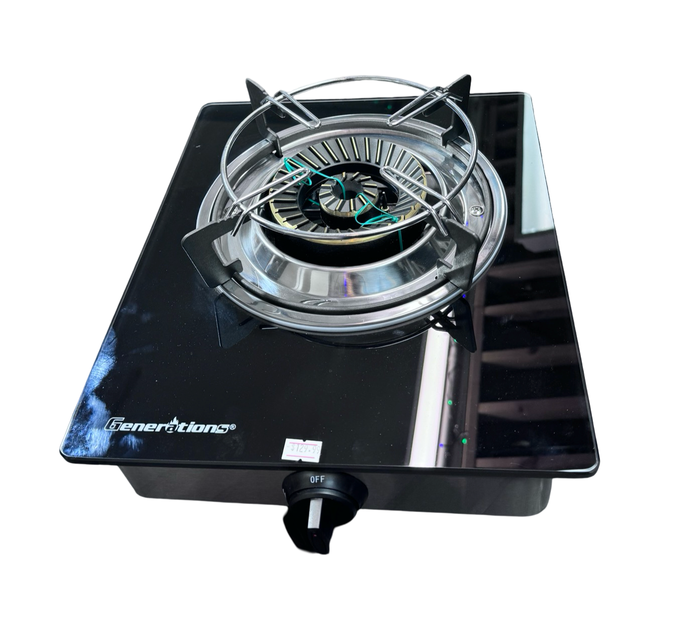 1 Burner Glass Indoor Stove Auto ignition - NZ Gas safety compliant. Boss Gas / Generation