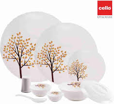 Cello Dazzle Dazzle 31pcs Opalware Dinnerset - Tree of Life Cello
