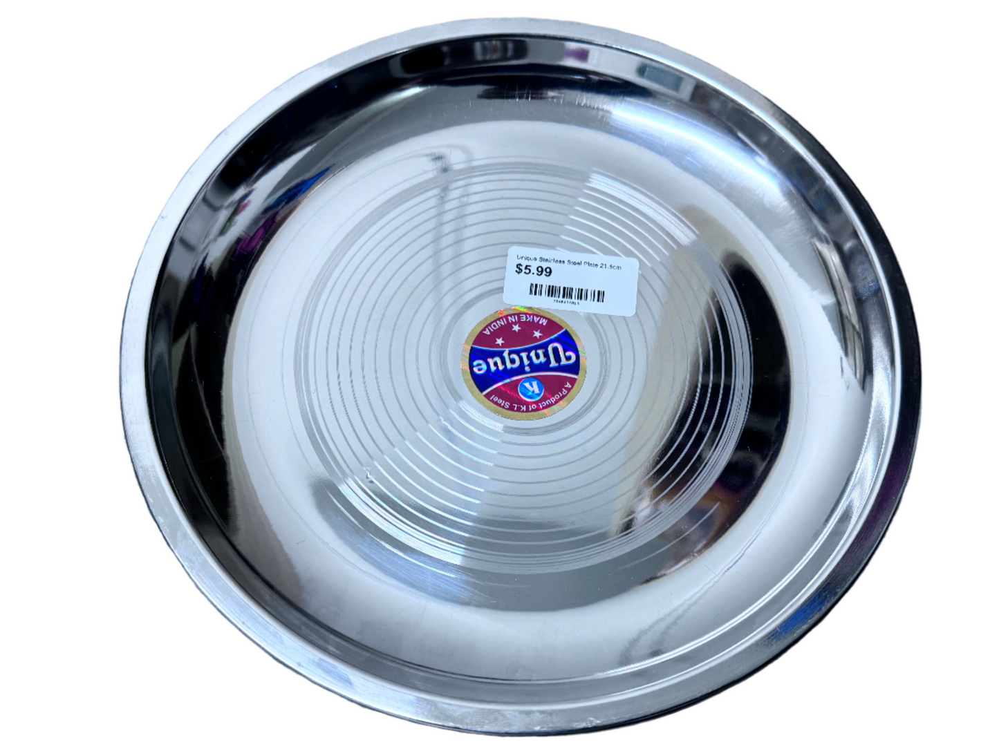 Unique Stainless Steel Plate 19cm Unique