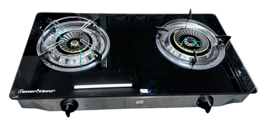 2 Burner Indoor Glass Stove Boss Gas / Generation