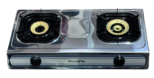 BOSS GAS Burner Indoor Stainless Steel Panel 2  - NZ GAS SAFETY COMPLIANT Boss Gas / Generation