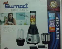 Sumeet Traditional Nutri Chef Mixer Grinder - 500 Watts Sumeet