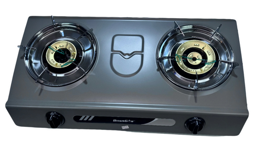 BOSS GAS 2 Burner Powder Coated Steel Boss Gas / Generation