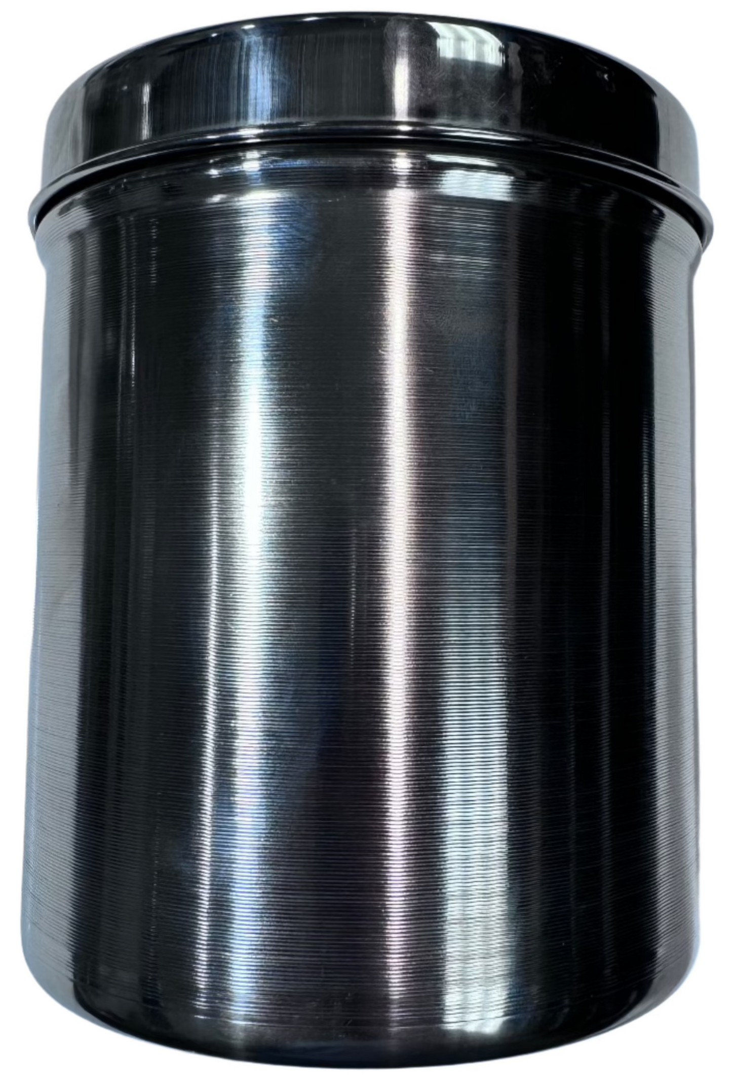 Vinod Stainless Steel Ubha Dabba / Container with lid 14cm Vinod