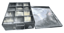 Commercial Masala Box Stainless Steel 44*33*11 cm - 12 compartments GuruMart