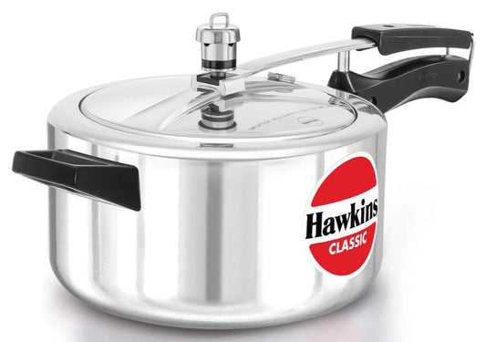 Hawkins 4 Litres Classic Aluminum Pressure Cooker Hawkins