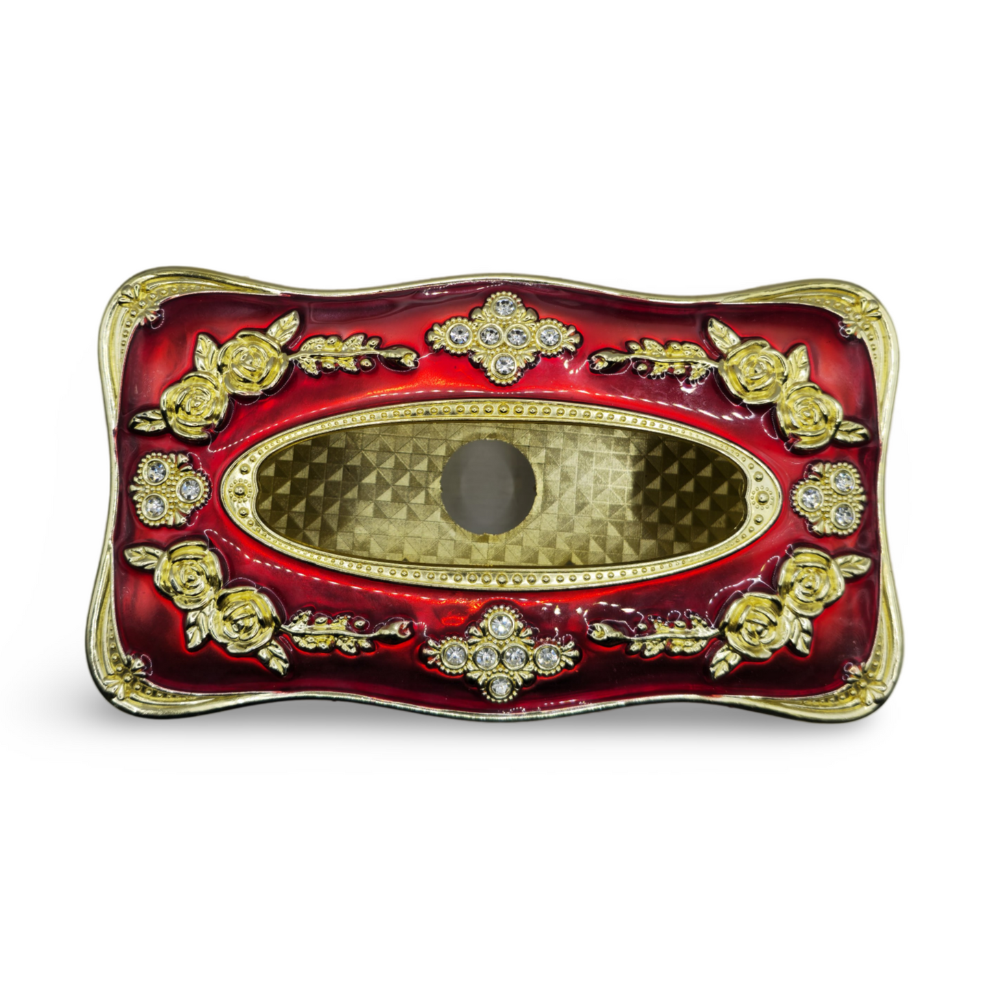 Decorative tissue storage box european style - red & gold My Store