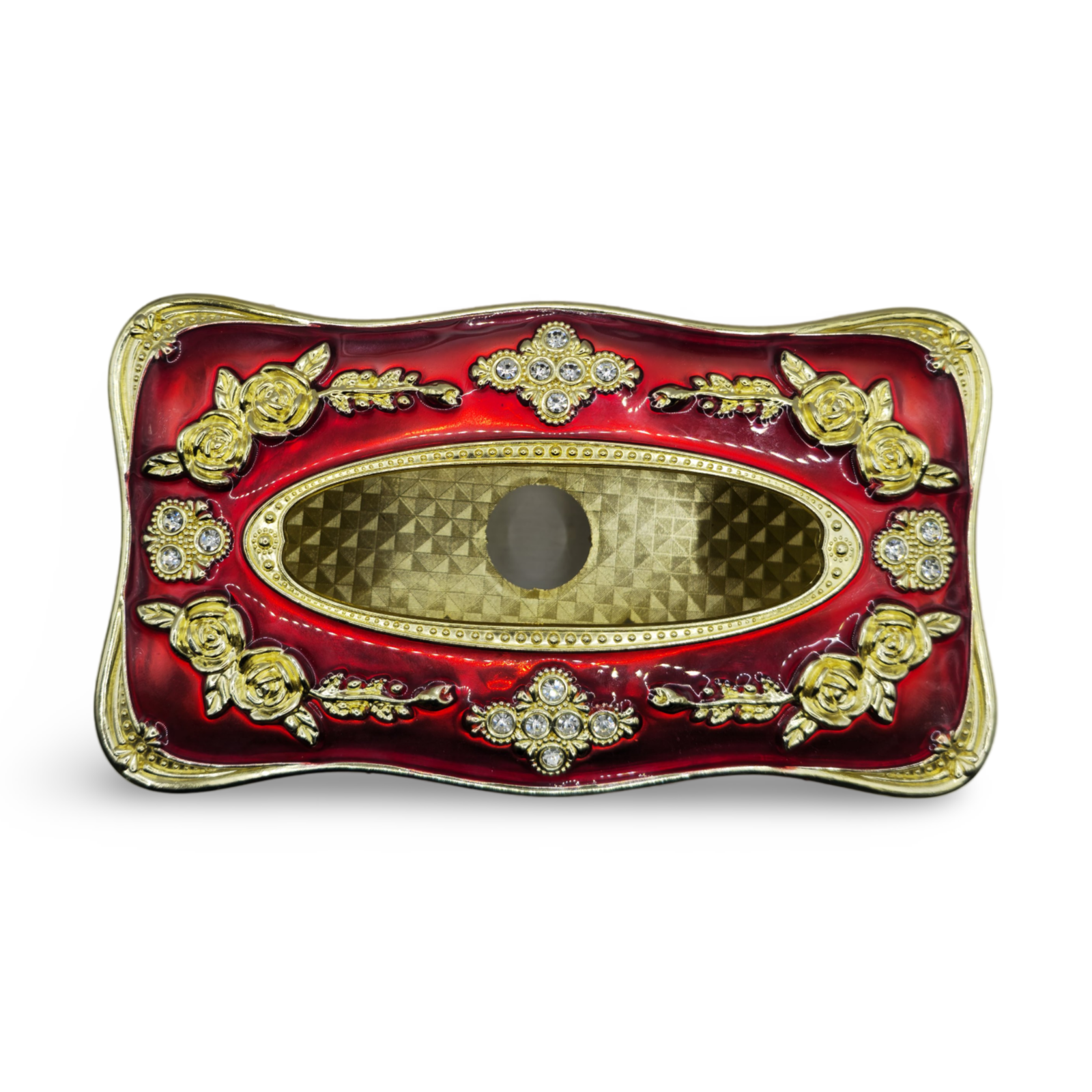 Decorative tissue storage box european style - red & gold My Store