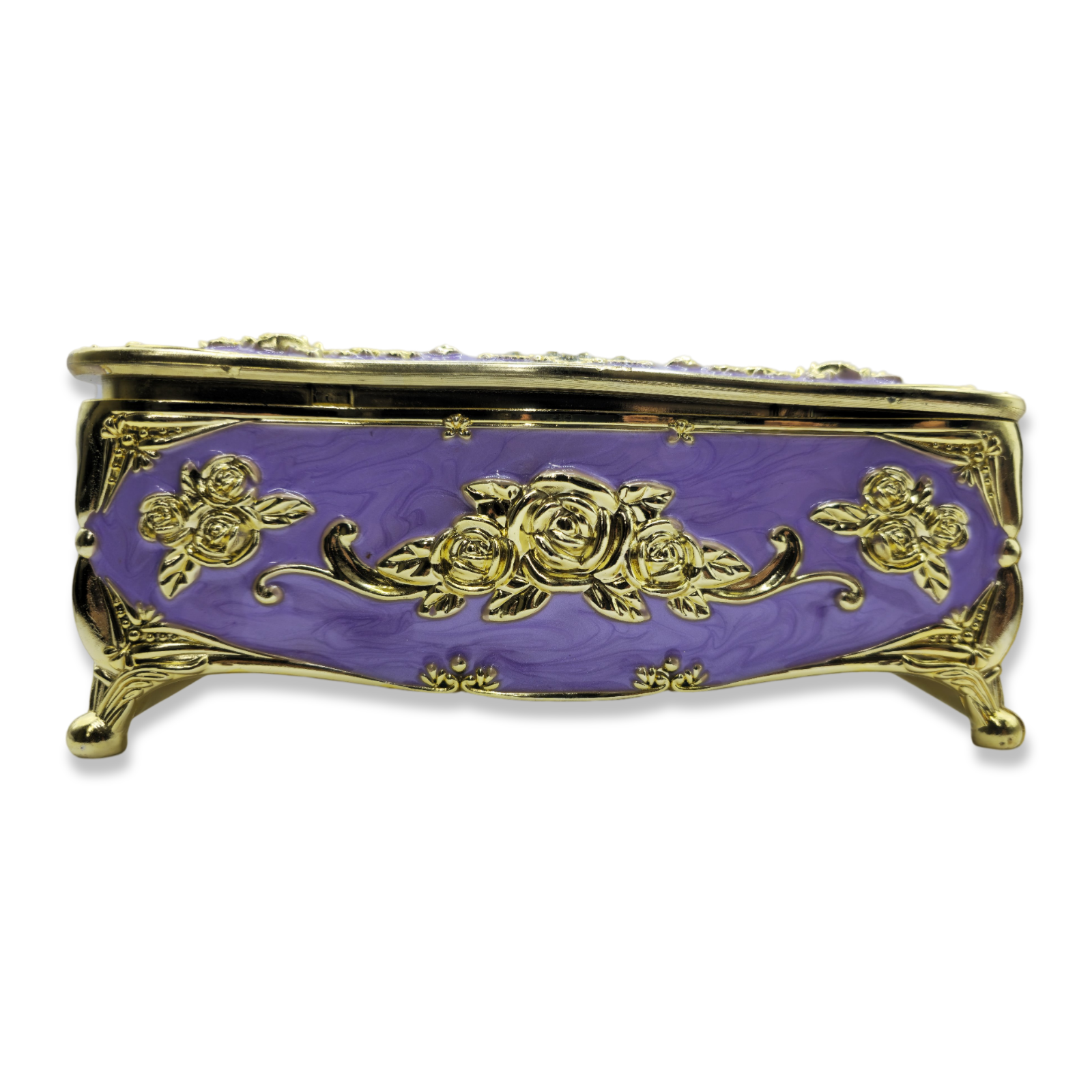 Decorative tissue storage box european style - Purple & Gold My Store
