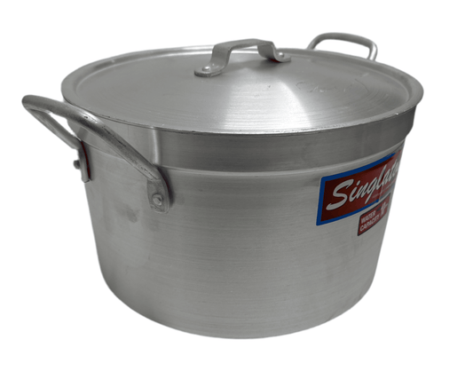 Singla Aluminium Pot 8L Heavy Base with Lid Singla