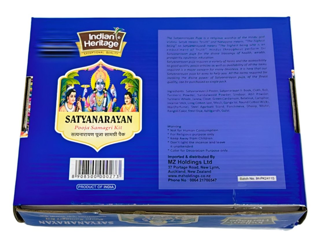 Satyanarayan Pooja Samagri Kit Indian Heritage