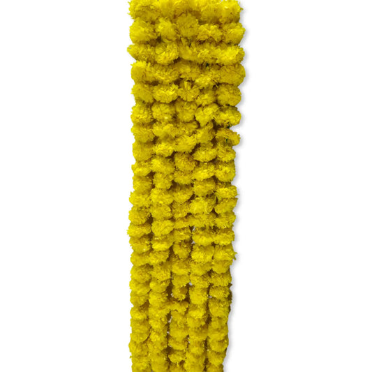 Marigold Artificial Flower Garland - Yellow 1.4 meters My Store