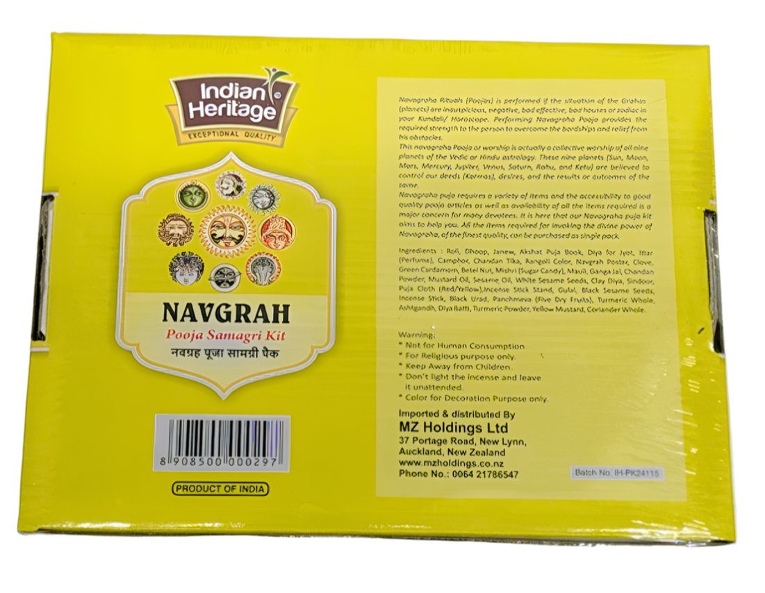 Navgrah Pooja Samagri Kit Indian Heritage