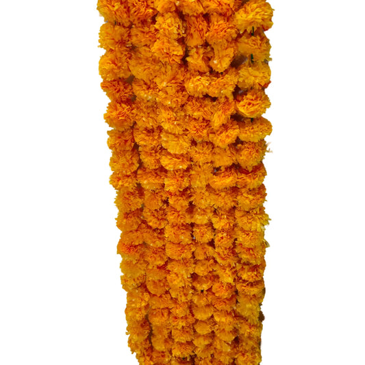 Marigold Artificial Flower Garland - Orange - 1.4 meters My Store