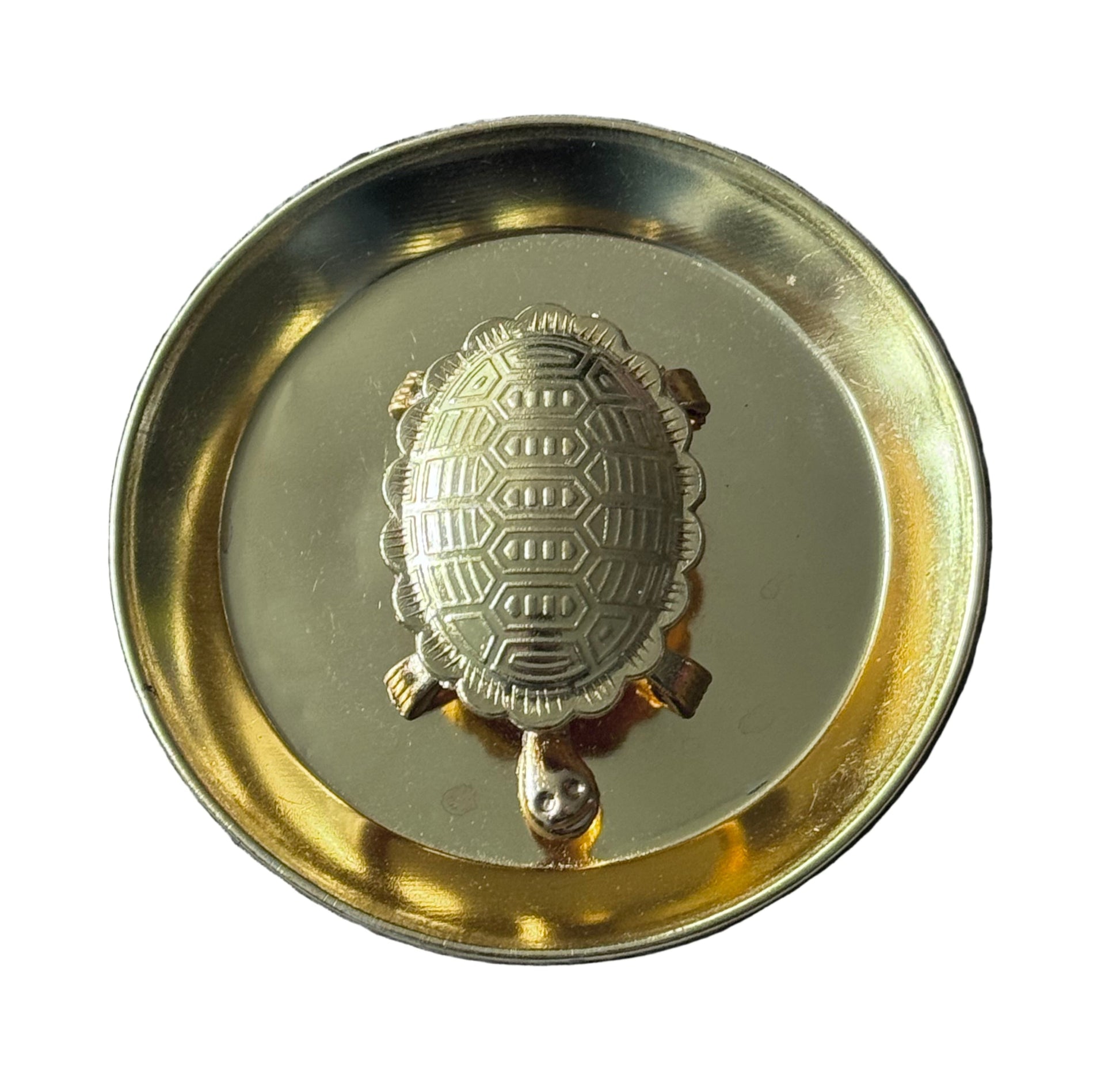 Brass Kuacchua Plate 9cm gurumart.co.nz