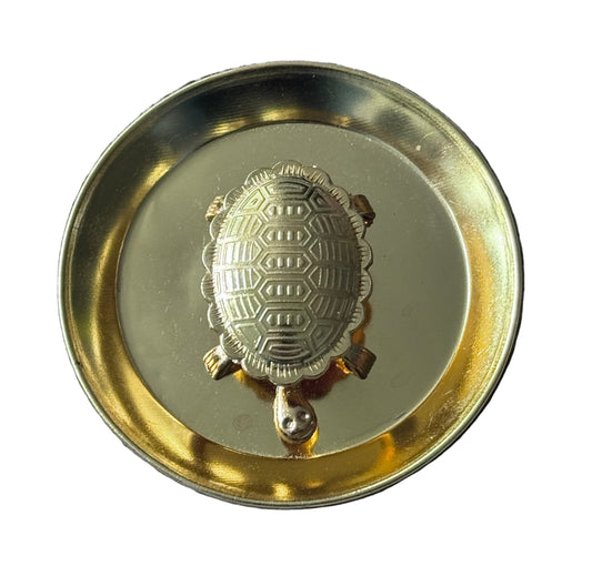 Brass Kuacchua Plate 9cm gurumart.co.nz