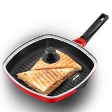 Hawkins Grill Pan 30cm Pressure Die-Cast with Glass lid code DCGP30G Hawkins
