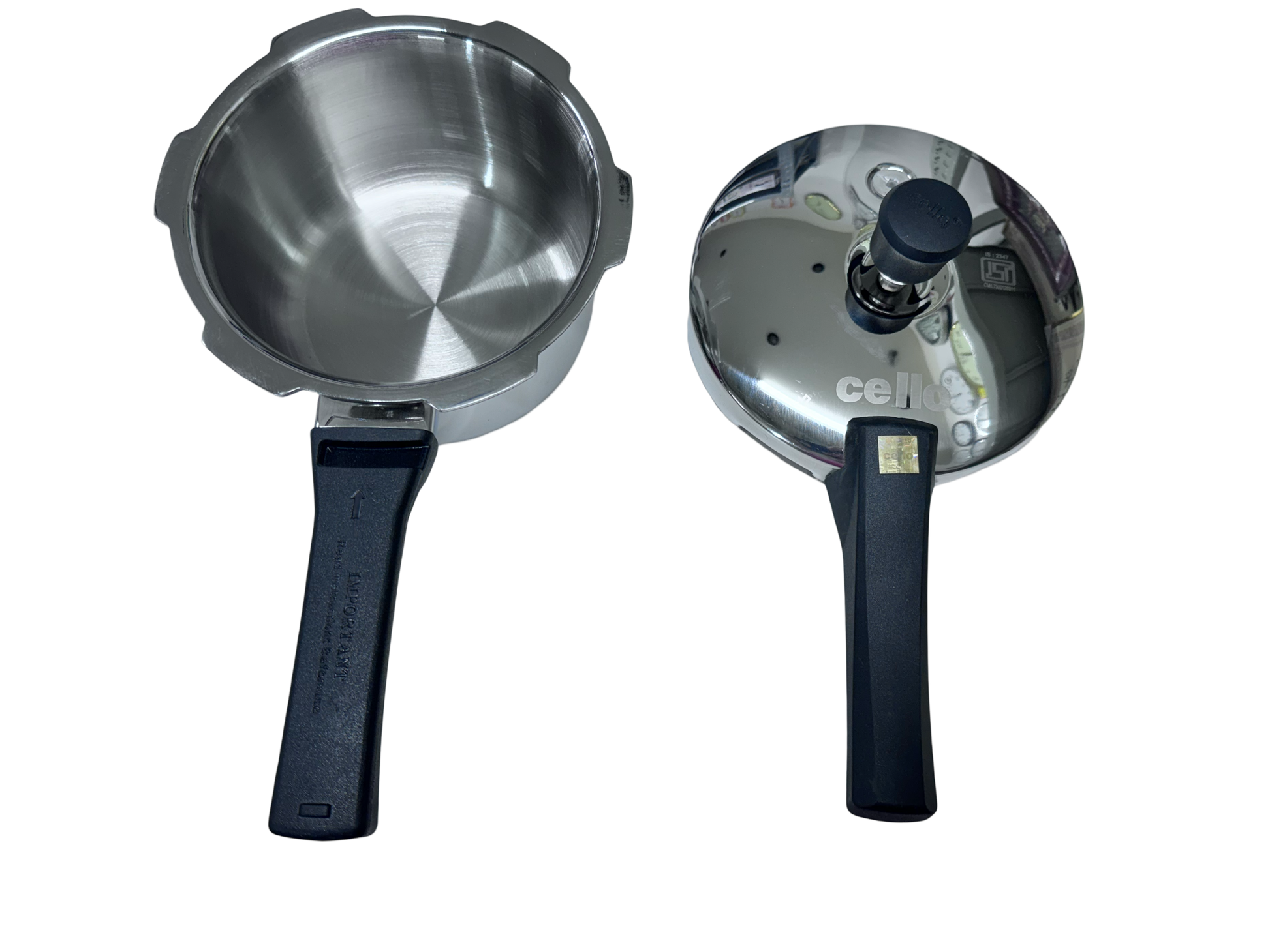 Cello Divine Tri-Ply 1.5Ltrs Pressure Cooker Outer Lid - Induction compatible Cello