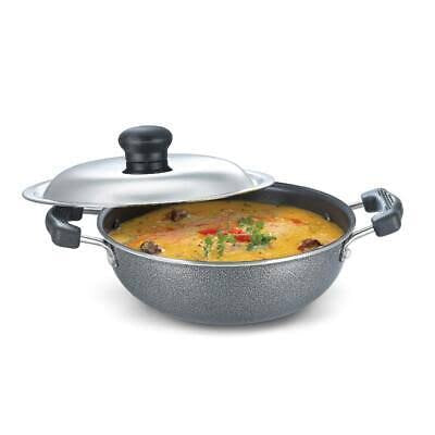 Prestige Omega Non Stick Kadhai 17cm with stainless steel lid Prestige