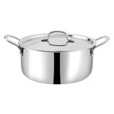 Vinod Stainless Steel Tri-Ply Casserole 26cm(6ltr) Vinod