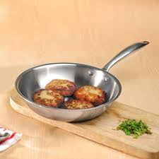 Vinod Stainless Tri-Ply Fry Pan 24cm (Induction Ba Vinod