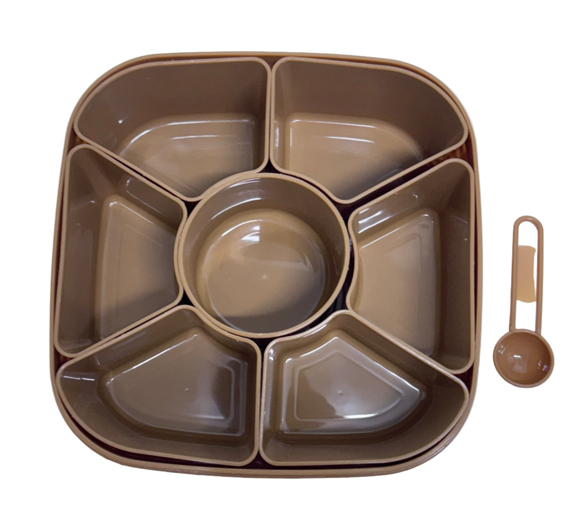 Titan Plastic Masala Box(Dabba) 19cm -7 Sections gurumart.co.nz