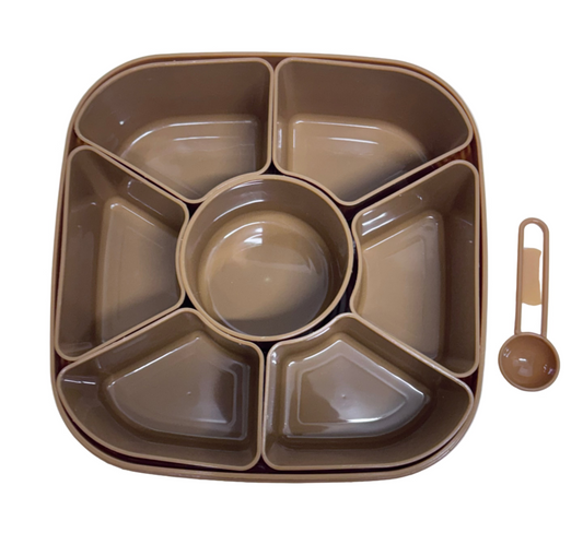 Titan Plastic Masala Box(Dabba) 19cm -7 Sections gurumart.co.nz