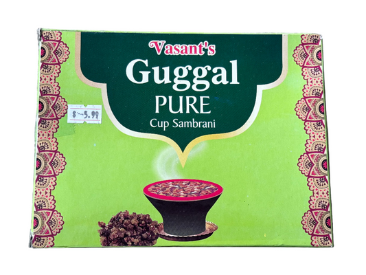 Vasants Guggal Pure Cup Dhoop 12pcs gurumart.co.nz