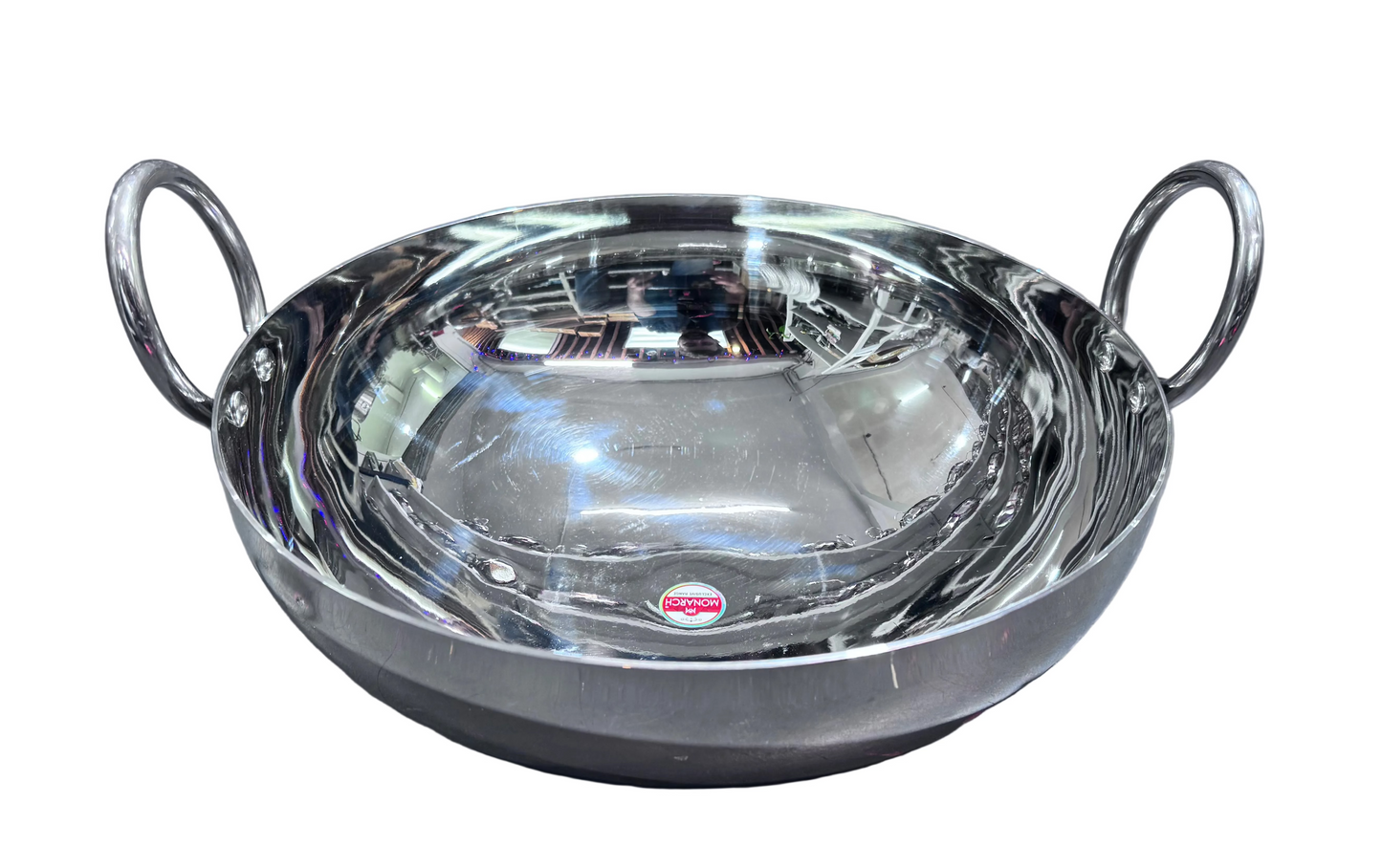 Monarch Steel Kadahi 5.5L Round Bottom (30cm) gurumart.co.nz