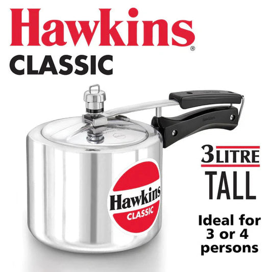 Hawkins Classic Aluminium 3ltr Inner lid Pressure Cooker Induction ICL3T Hawkins