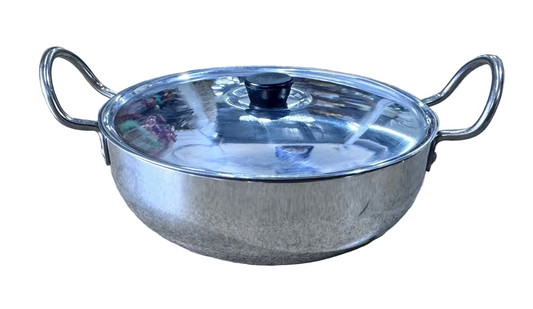 Singla Gold Aluminium Kadhai 24cm Round Bottom (induction base) gurumart.co.nz