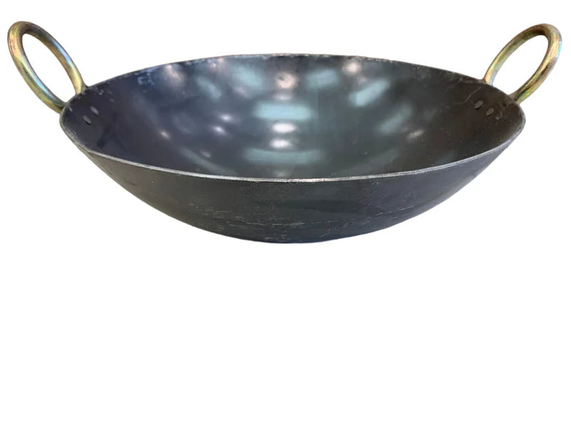 Iron Round Bottom Kadahi Size 12 gurumart.co.nz