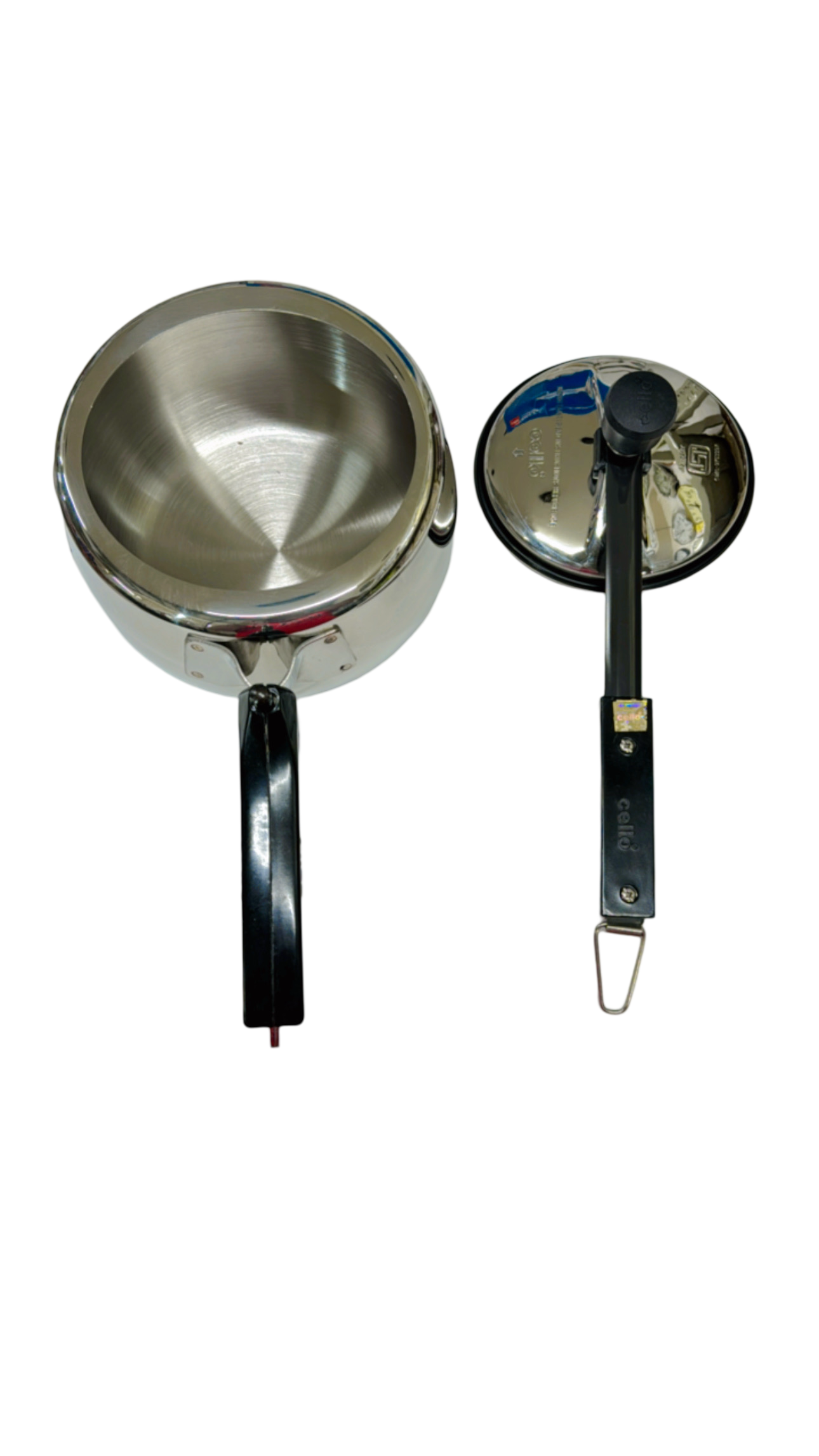 Cello Chef+ 3Ltrs Steel Pressure Cooker - Induction compatible Cello